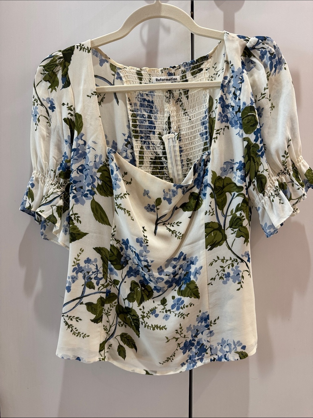 Reformation Constance Top in Riviera